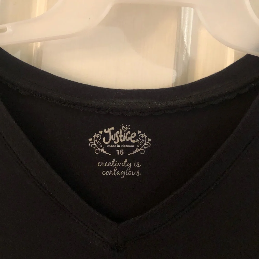 Justice V-neck Top